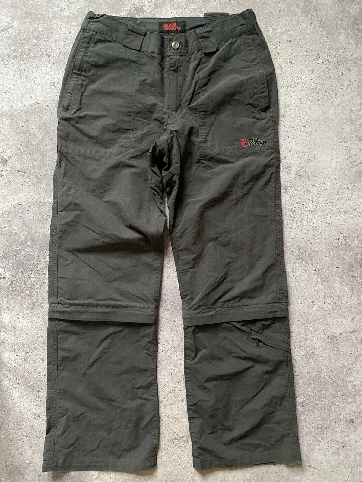 Vintage Fjall Raven Trekking Cargo Pants Transformers Hiking Travel Men's 31