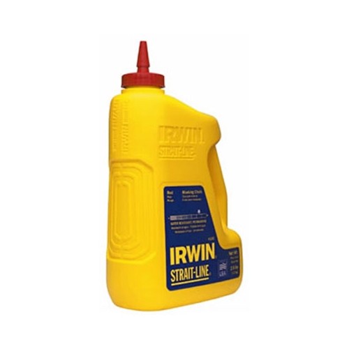 Irwin Strait-Line 5 Lb Fluorescent Orange Chalk – Weather-Resistant, High-Visibility Marking For Indoor/Outdoor Use