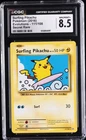2016 POKEMON EVOLUTIONS SECRET RARE #111 SURFING PIKACHU CGC 8.5