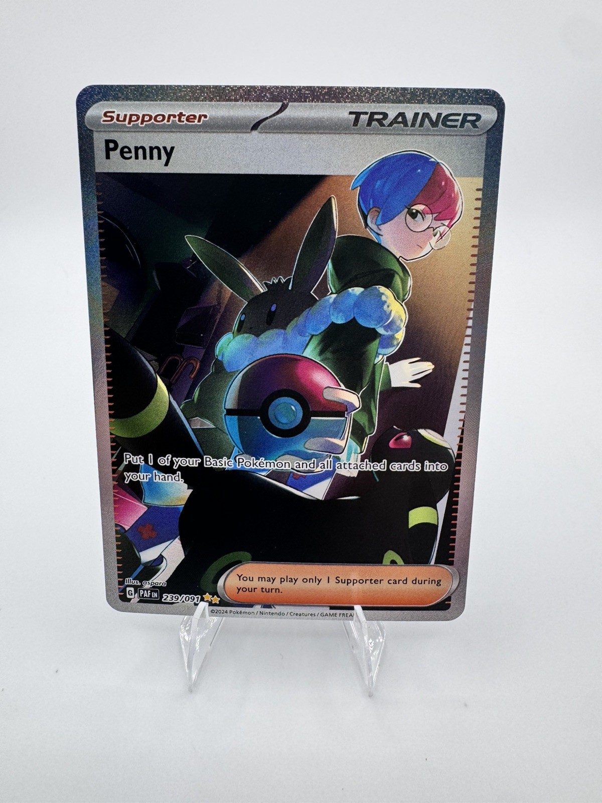 Penny 239/091 SV: Paldean Fates Holo