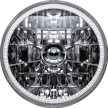 5-3/4" Oracle™ H4 Sealed Beam Headlamp with White SMD Halo