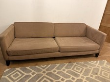4 Seater Sofa 220cms Wide Faux Suede