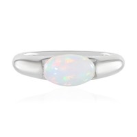 Cavill Welo Opal Ring 0,94Ct Ovaler Cabochon 925 Silber Platin Damen Schmuck-