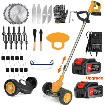 #ad 2 Batteries Electric Cordless Grass String Trimmer Lawn Edger Weed Wacker Cutter $48.99