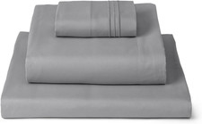 Twin Sheets Set - 3 PC Iconic Collection Bedding - Hotel Luxury, Extra Soft, Coo