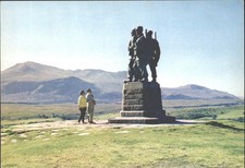 Commando Memorial Spean Bridge Scotland Ben Nevis Vintage Postcard Dixon