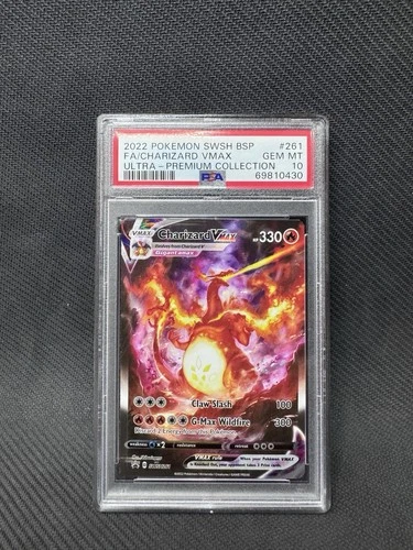 Pokémon TCG Charizard VMAX SWSH261 Sword & Shield Promo PSA 10