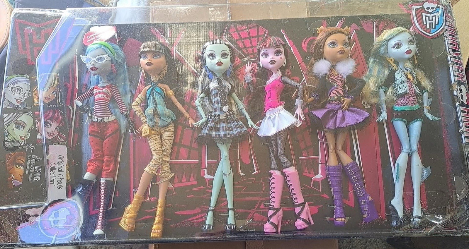 Monster High Original Ghouls Collection 6 Doll Set Original 