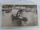 PHILIPPINES RIVER CROSSING BY CART TO ZEBU NEAR TAGUDIN POSTCARD R4739
