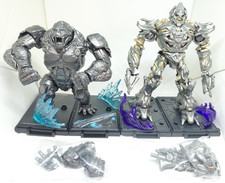 Blokees Transformers Optimus Primal Beast &amp; Megtron 100% Complete LED Eyes Lot
