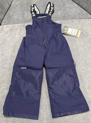 NWT Kamik Navy Blue Winkie Snowpants Bibs Overalls Ski Pants *Size 4* Boys Girls
