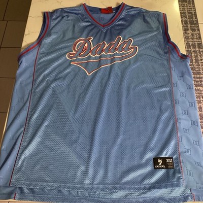 Dada Supreme 3XLT Men's Jersey Basketball Blue Retro Hip Hop Y2K Streetwear 90s