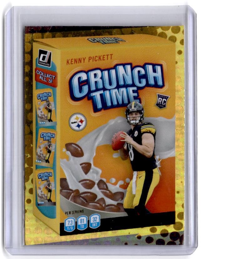 Kenny Pickett Panini Donruss Crunch Time #CT13 Galactic