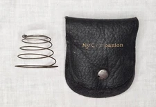 Vintage “My Companion” Pouch & Collapsible Magnifier Loupe – As Found Mystery