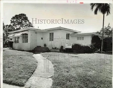 1976 Press Photo General view of a house for sale in Miami Shores - lrb11740