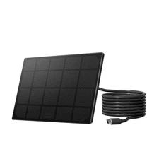 3W Solar Panel for Smart Bird Feeder Camera, Type-C Charger for Feeder, 360° ...