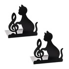  2 Pcs Book Shelf Holder Desktop Bookshelf Bookends for Table Stand