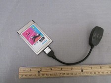 D-Link PCMCIA Ethernet LAN PC Card DFE-650 with Dongle Cable