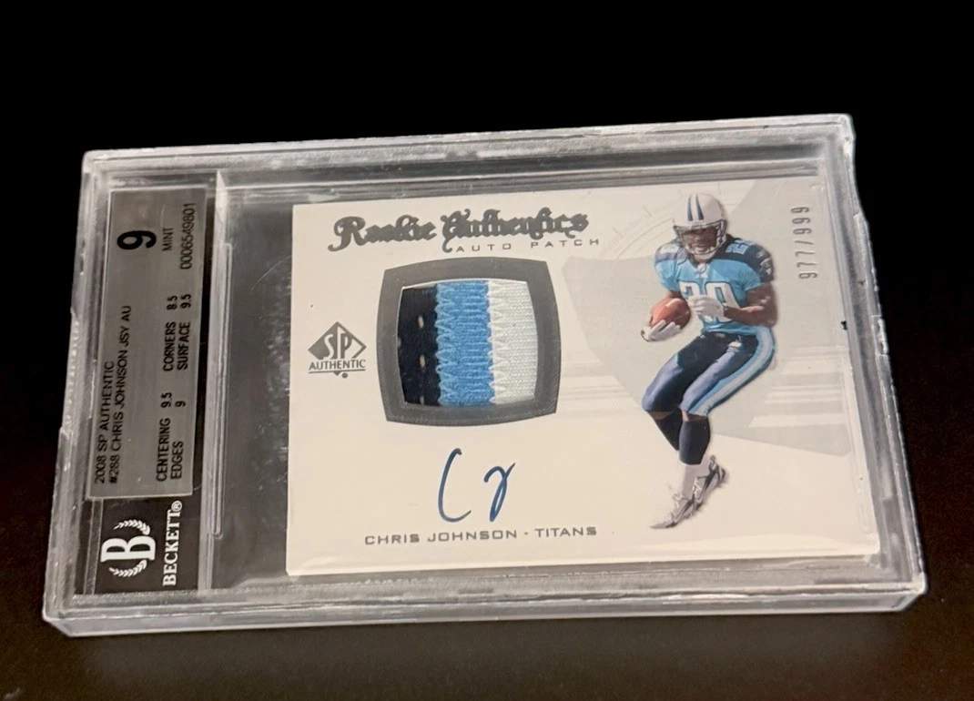 SP Authentic Chris Johnson #288 Trading Card 2008 for sale | eBay