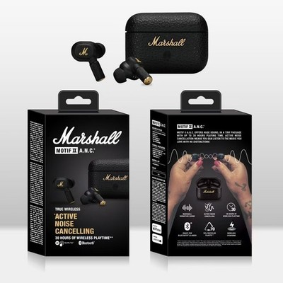 Marshall Motif ANC True Wireless Noise Cancelling Bluetooth Headphones Sports