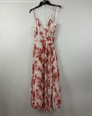 NWT H&M Women White Multi Dress Size 8