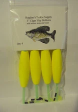 (2) 4pks 3" Slip Bobbers, Cigar Float, beads & stops. Panfish Bass Crappie 