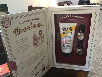 DUKE CANNON SUPPLY CO THE BEARD THAT STOLE CHRISTMAS SET NEW FREE SHIP!