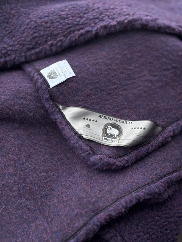 Manta de lana 100 % lana merino 170x200 lana de cordero BISKUPI Plaid lana virgen manta para el hogar - Imagen 5 de 9