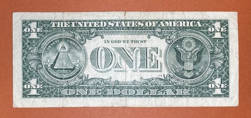 24 August 2014 (B 24082014 H) Birthday Note $1 One Dollar Bill ` - Picture 3 of 3