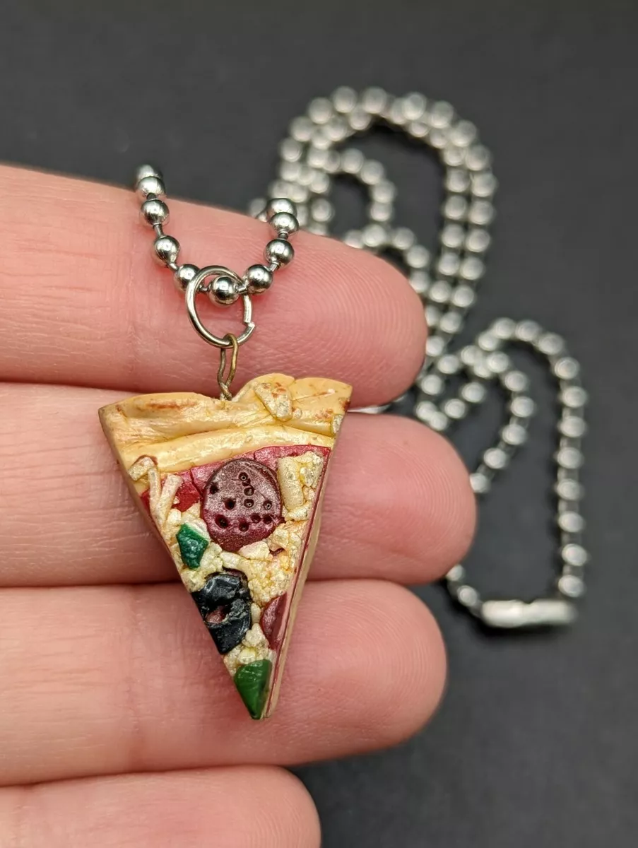 Pizza necklace deals