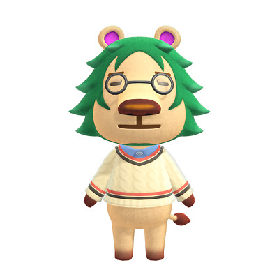 #RV37 Mini Welcome Amiibo Karte für Animal Crossing Leopold / Leandro Switch