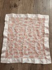 Aden + AND Anais Essentials Heart Pink Lovey Security Blanket Satin Edge SMALL 