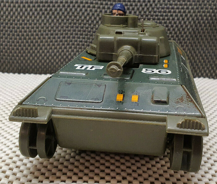 JOUET ANCIEN CHAR Tank Joustra Amx Electrique En Tole Ref 702 EUR 126,00 - FR