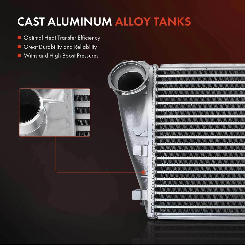 Интеркулер зарядный воздушный охладитель для Porsche Cayenne 2008-2017 V8 4,8 л бензиновый правый - Изображение 3 из 4