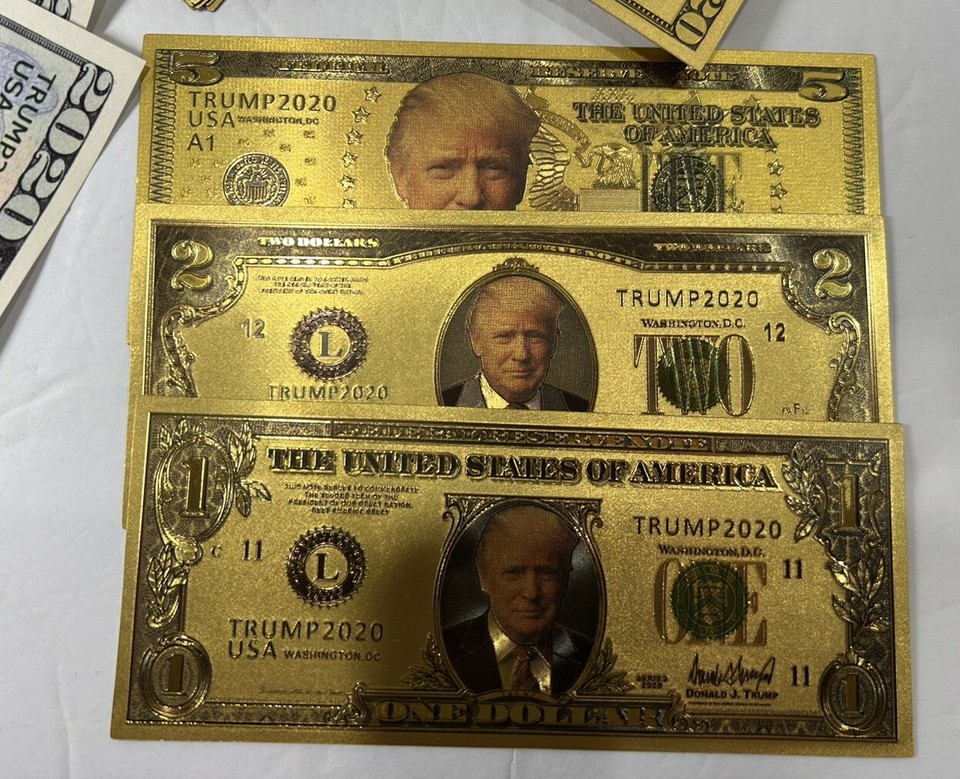 Donald Trump Money Bills Presidential MAGA Novelty Money Collectors Lot