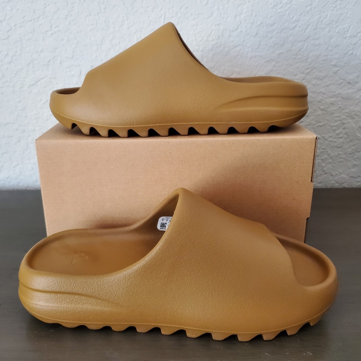 靴 adidas YEEZY SLIDE Ochre Adidas Yeezy Slide Ochre Size 7 Men's GW1931 NEW IN HAND