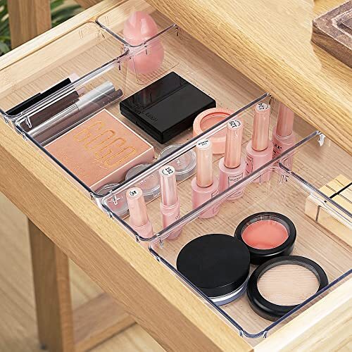 25 PCS Drawer Organizer Set, 4 Varied Size Bathroom and kitchen Drawer cabinet - Picture 6 of 7