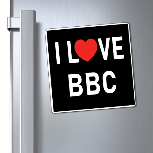 I Love BBC Magnet I Heart Big Black Cock Magnet Funny Sex Joke Gag Prank Gift - Picture 2 of 11