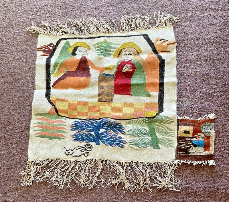 2 woven tapestries