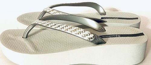 slip on white wedge sandals