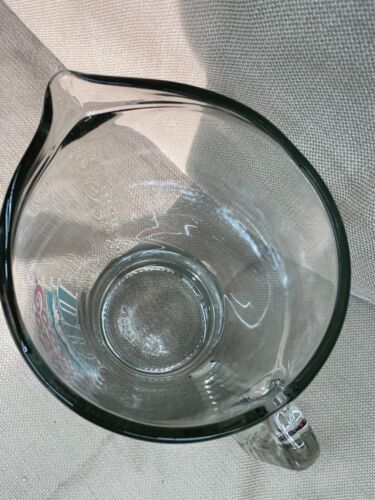 Coors Dry Beer Heavy Clear Glass Beverage Pitcher 9" Tall x 5" see pics - Picture 6 of 18