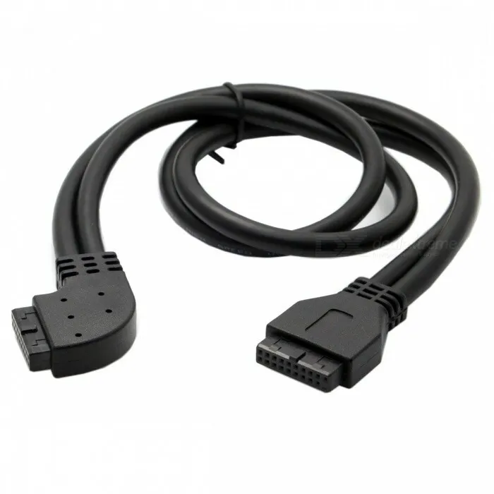 glemme Hvilken en platform Left Angled 90 Degree USB 3.0 Motherboard Extension Cable | eBay