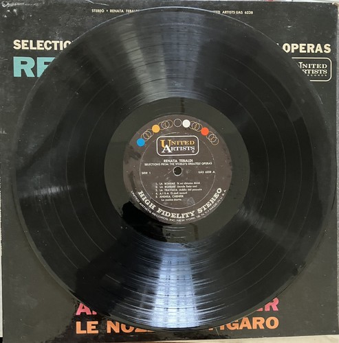 Renata Tebaldi – Selections From The World's Greatest Operas - Vinyl LP UAS 6238 - Picture 2 of 3