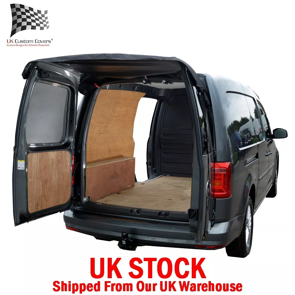 VW CADDY REAR DOOR AWNING COVER TAILORED (2004 ONWARDS) BLACK 567