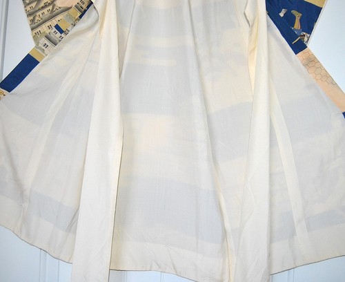 Boy's Silk Samurai Warrior Kimono Japanese 1920’s Antique Authentic - Free Ship - Picture 8 of 10