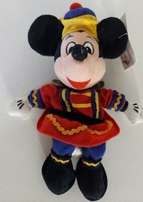Vintage Disney The Nutcracker Mickey Mouse Mini Beanbag Plush 8"