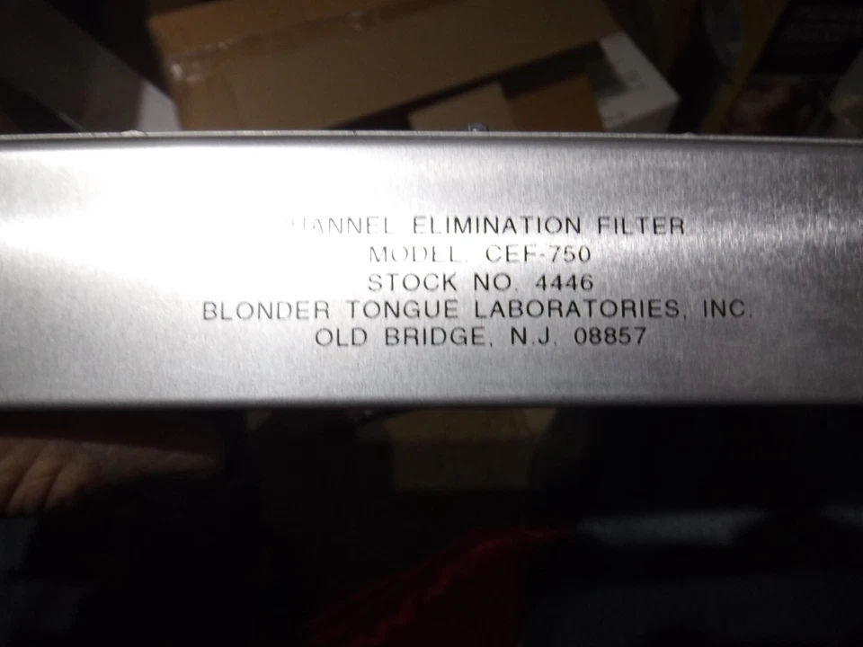 Blonder Tongue CEF750 Channel Elimination Filter CEF-750 CH 19 (k) New in Box (a - Image 3 of 4