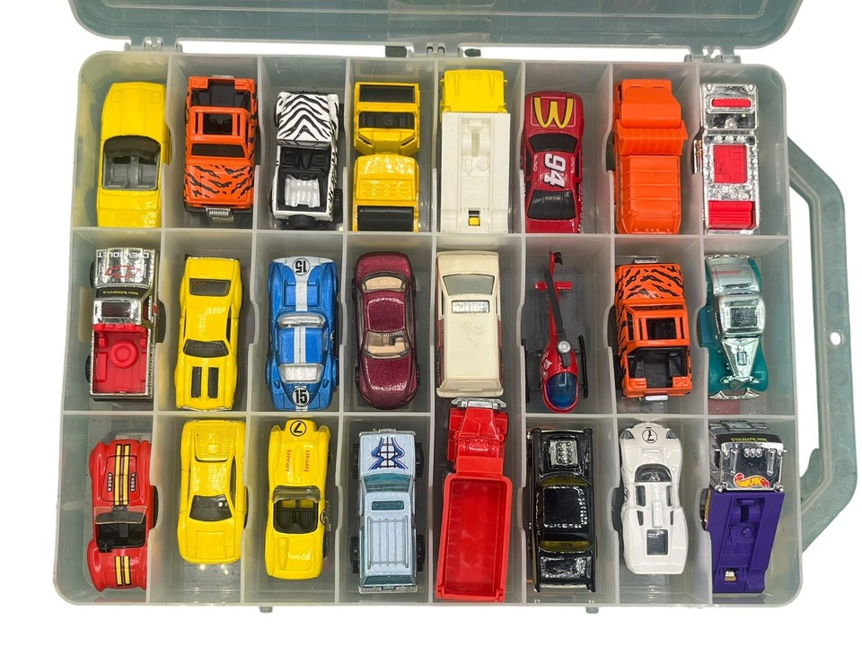 Lot Of 48 Hot Wheels With Carrying Case eBay