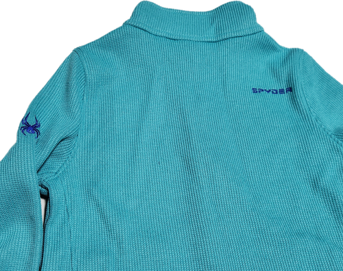 Spyder Girls Knit Full Zip Jacket Teal, Purple S, M, XL NEW - Picture 4 of 7
