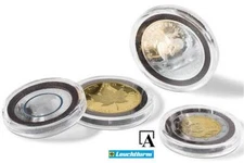 Leuchtturm Ultra Intercept  runde Münzkapseln mit Anlaufschutz 10er-Pack 26-41mm